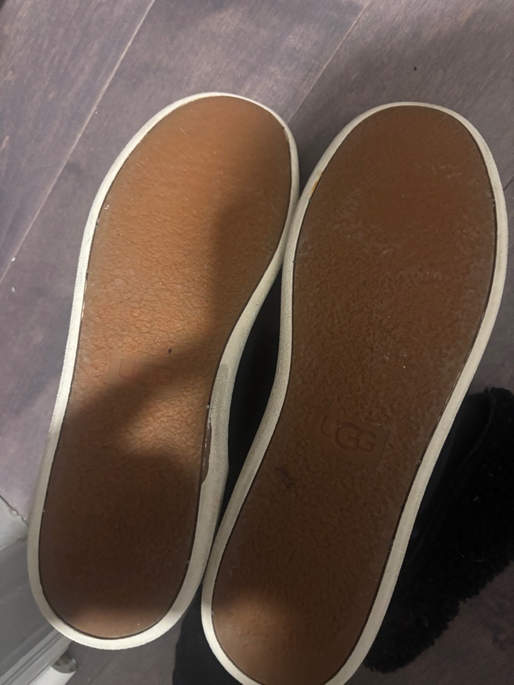 UGG Black Shearling-Lined Ankle Booties - Picture 3 of 8